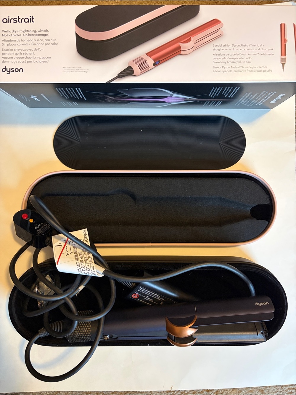 Dyson Airstrait Wet-to-Dry Straightener All Attachments